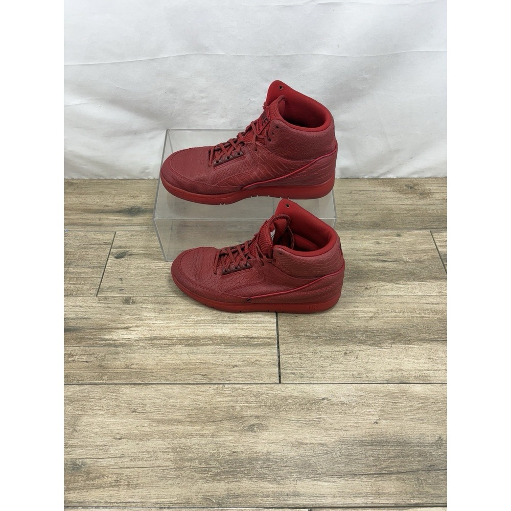Nike Air Python Men's Size 8 US 705066-600 Red Mid Top Lace Up Athletic Shoes - Picture 4 of 10